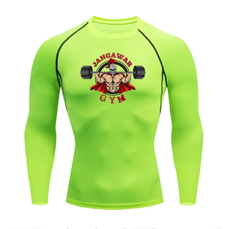 2025  New Slim Fit Fashionable Fitness Sportswear,  T-Shirt Pattern Top Tight Training Suit, Compressed Running Basketball Suit